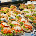 Fischbrötchenauswahl bei Fischkost Abelmann